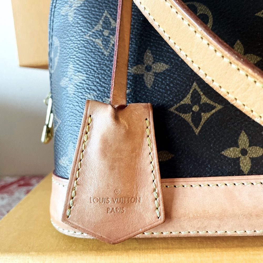 Louis Vuitton Alma Bb brown monogram top handle bag - Picture 9 of 16